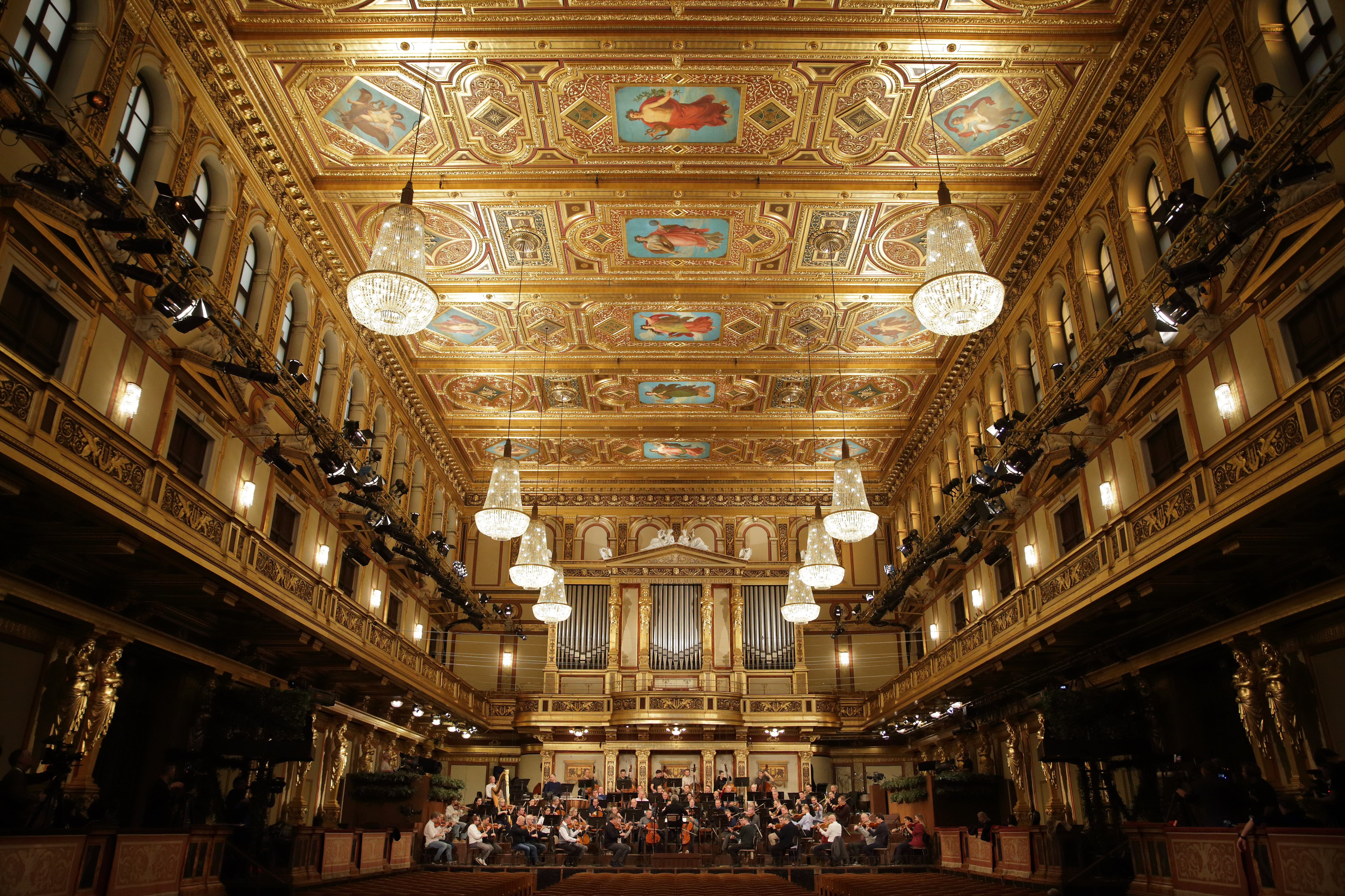 Ensayo del Concierto de Año Nuevo de Viena dirigido por Riccardo Muti