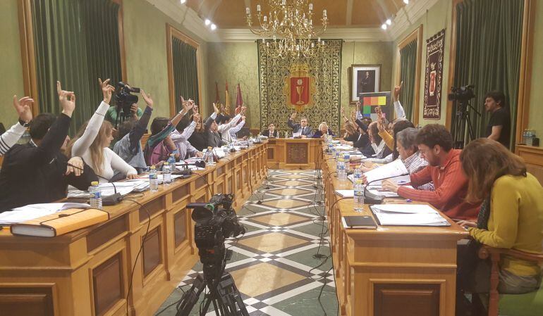 Un momento del pleno de noviembre