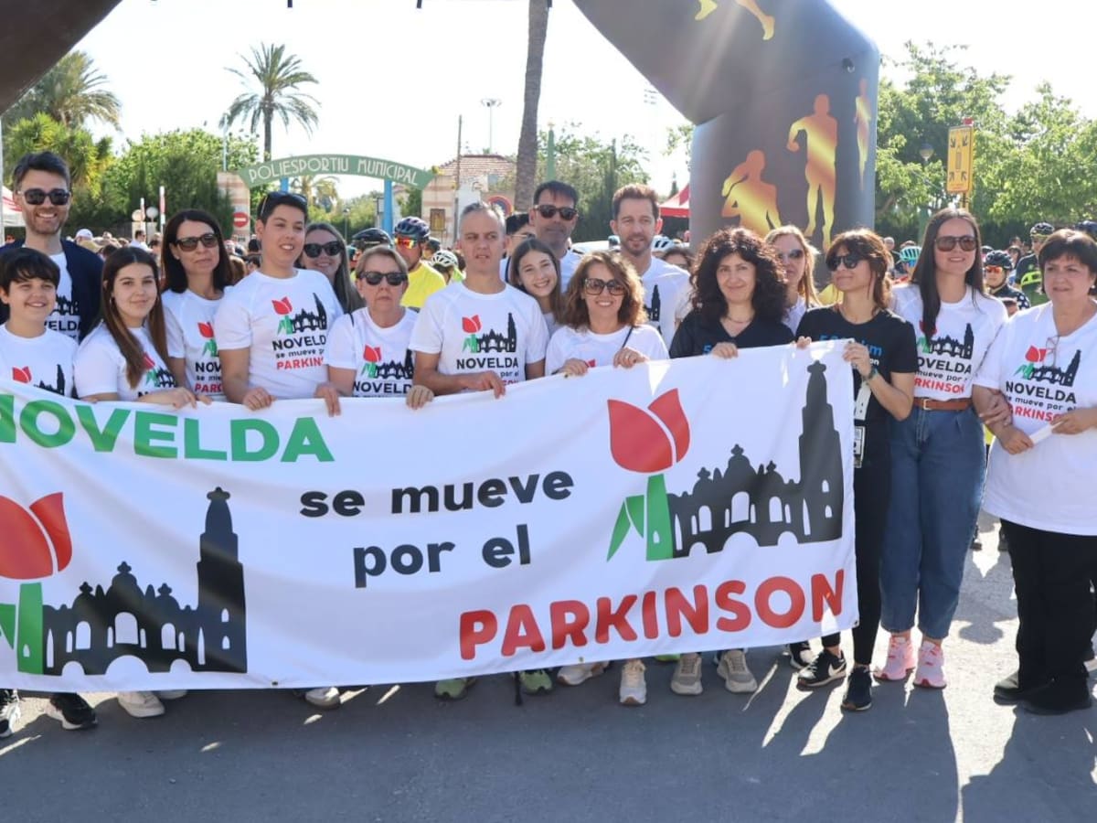 Novelda se moviliza para dar visibilidad al párkinson con un fin de semana de participación masiva