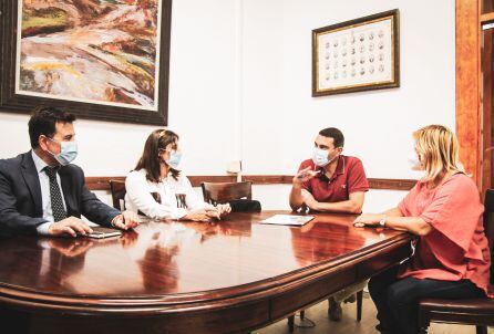 Reunión con represenantes de Bankia.