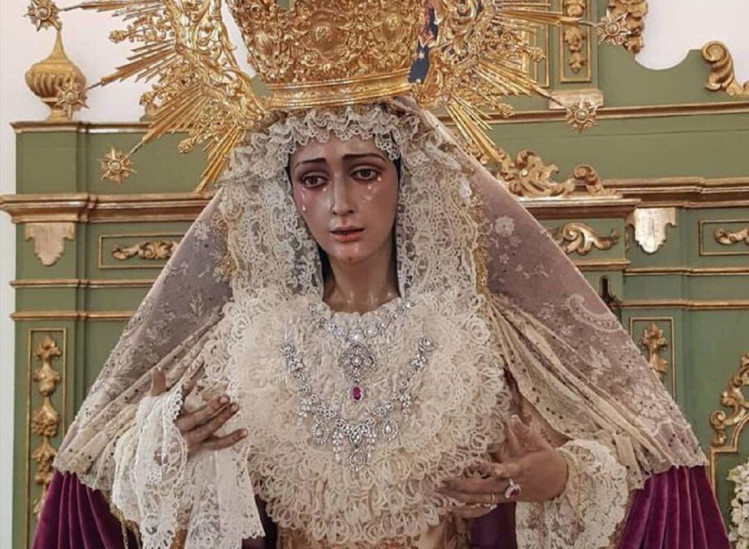 La Virgen del Dulce Nombre de Bellavista sale este jueves en rosario vespertino por las calles de su barrio