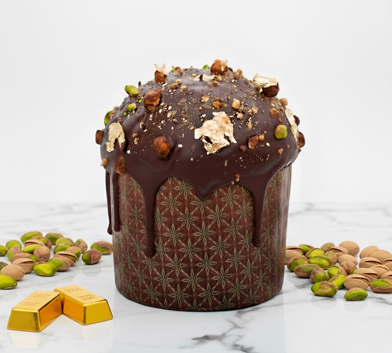 El Panettone Dubai se distingue por una cuidada mezcla de sabores y texturas.