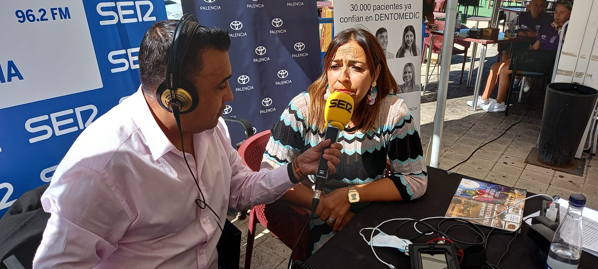 Miriam Andrés junto a nuestro compañero Alberto Calleja