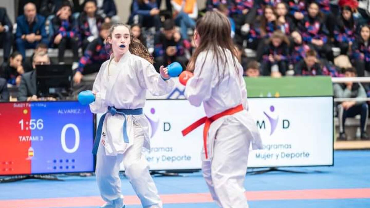 La menorquina Judith Álvarez es proclama sotscampiona d'Espanya de karate sots-21