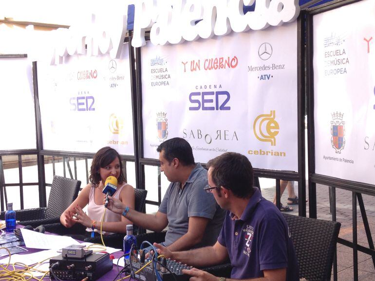 Sara Bayón, Alberto Calleja y Damián Blanco