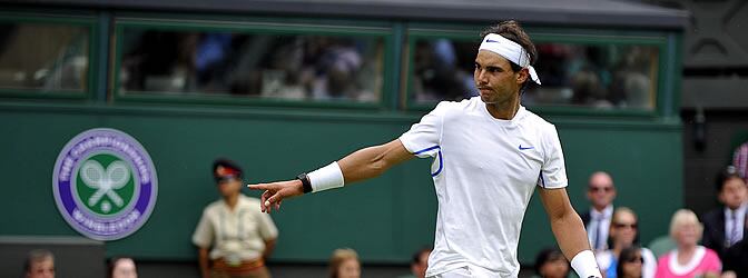 Nadal, en su estreno en Wimbledon