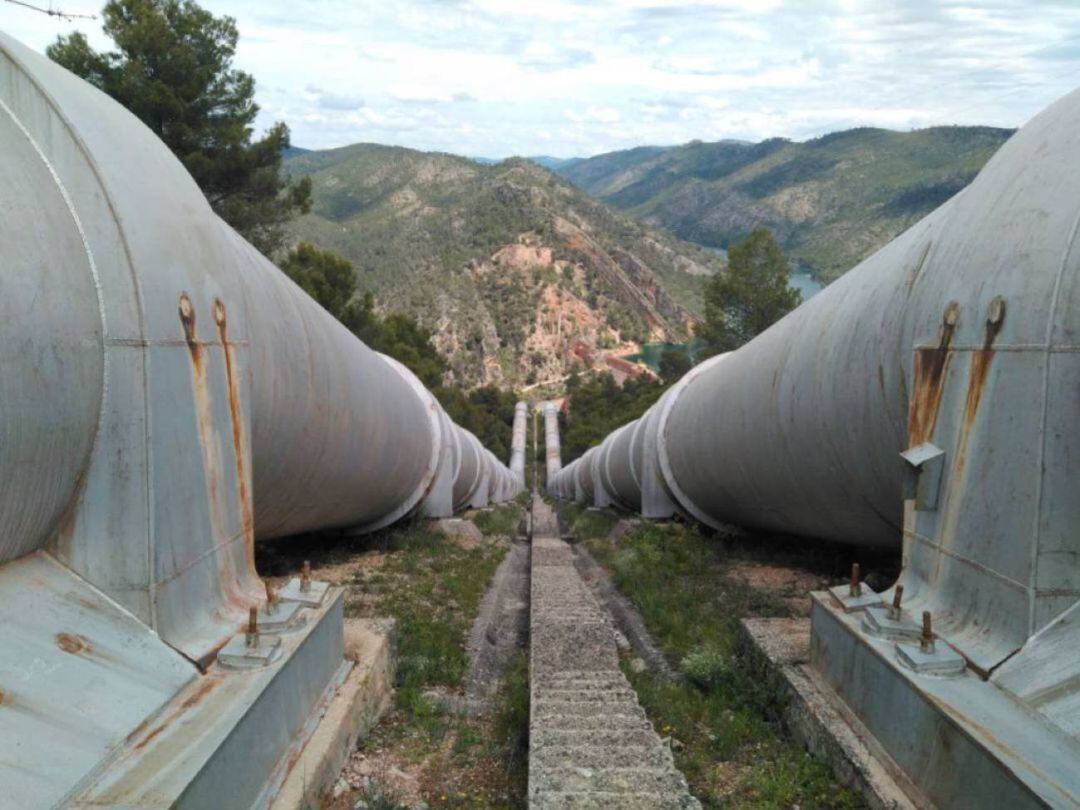 Tubería de bombeo del Trasvase Tajo-Segura