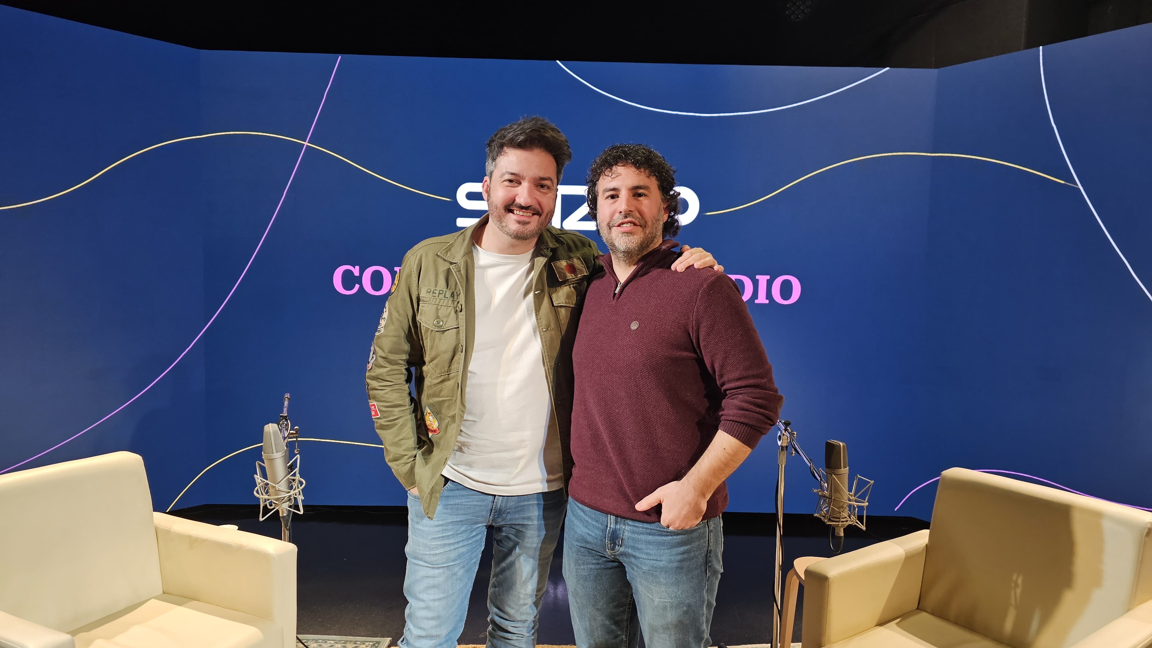 Xavi Rodríguez i Joan Tejedor a l&#039;estudi Toresky de Ràdio Barcelona