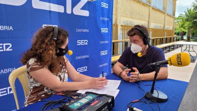 Luis Pérez Portilla durante la entrevista.