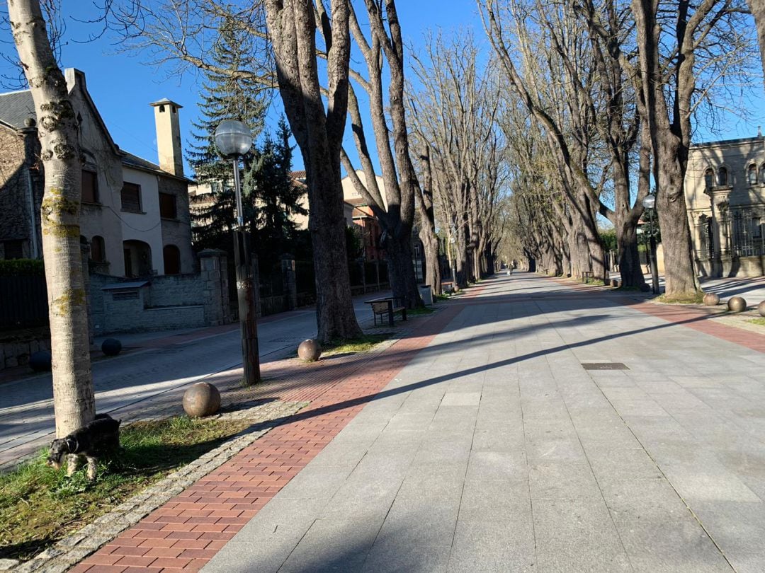 Vitoria ha amanecido desierta y con apenas gente por la calle