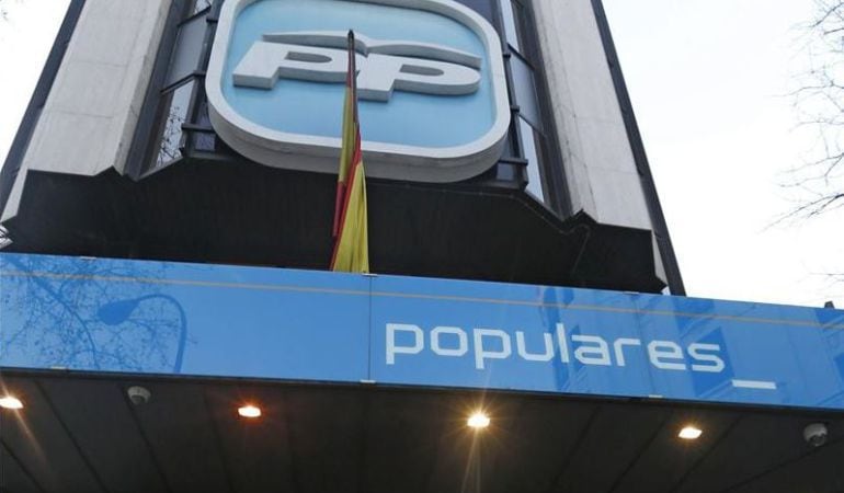 Sede del Partido Popular en la calle Génova.