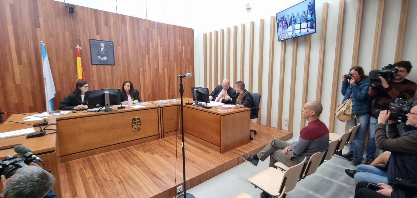 El agente de la policía local durante el juicio rápido celebrado el 26 de abril