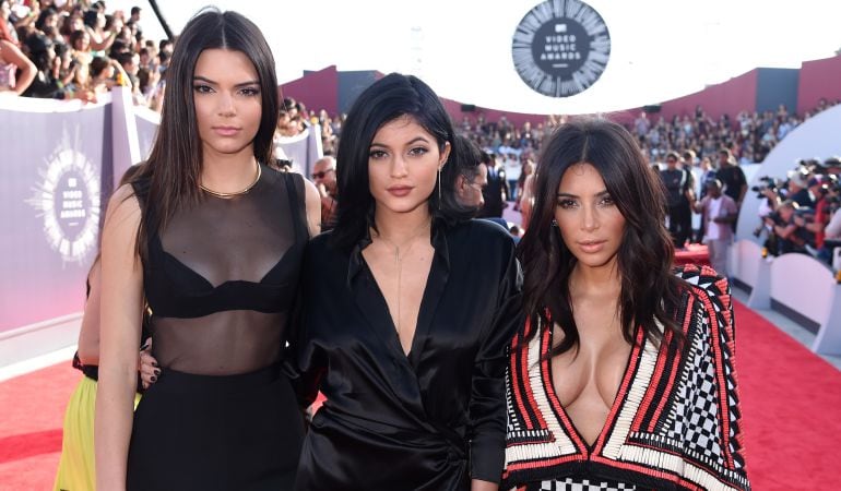 Kendall Jenner, Kylie Jenner y Kim Kardashian. 