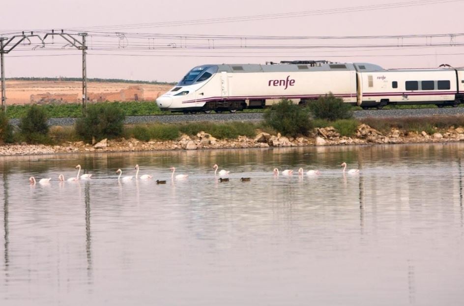 Imagen de un tren RENFE de archivo