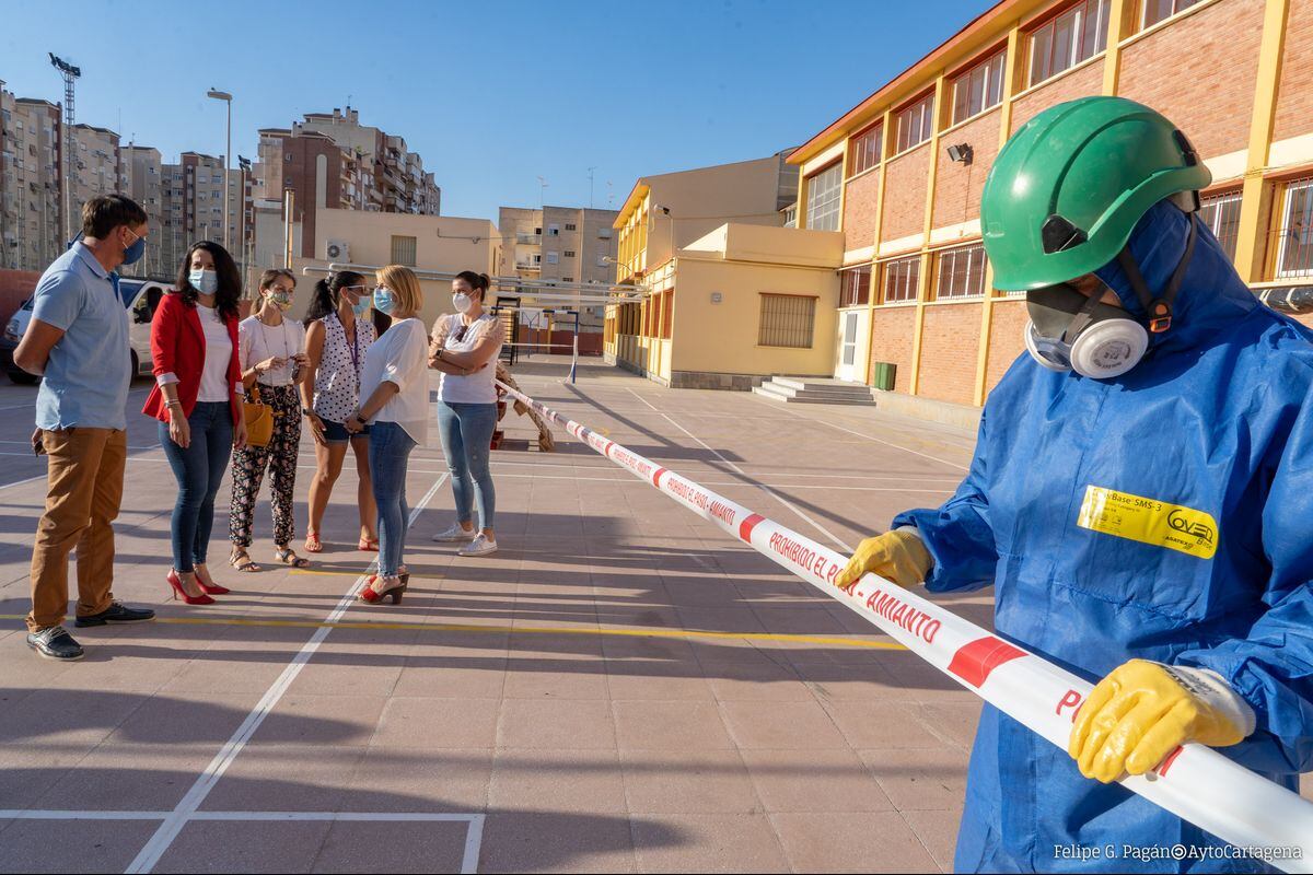 Inicio de las obras en alguno de los centros escolares