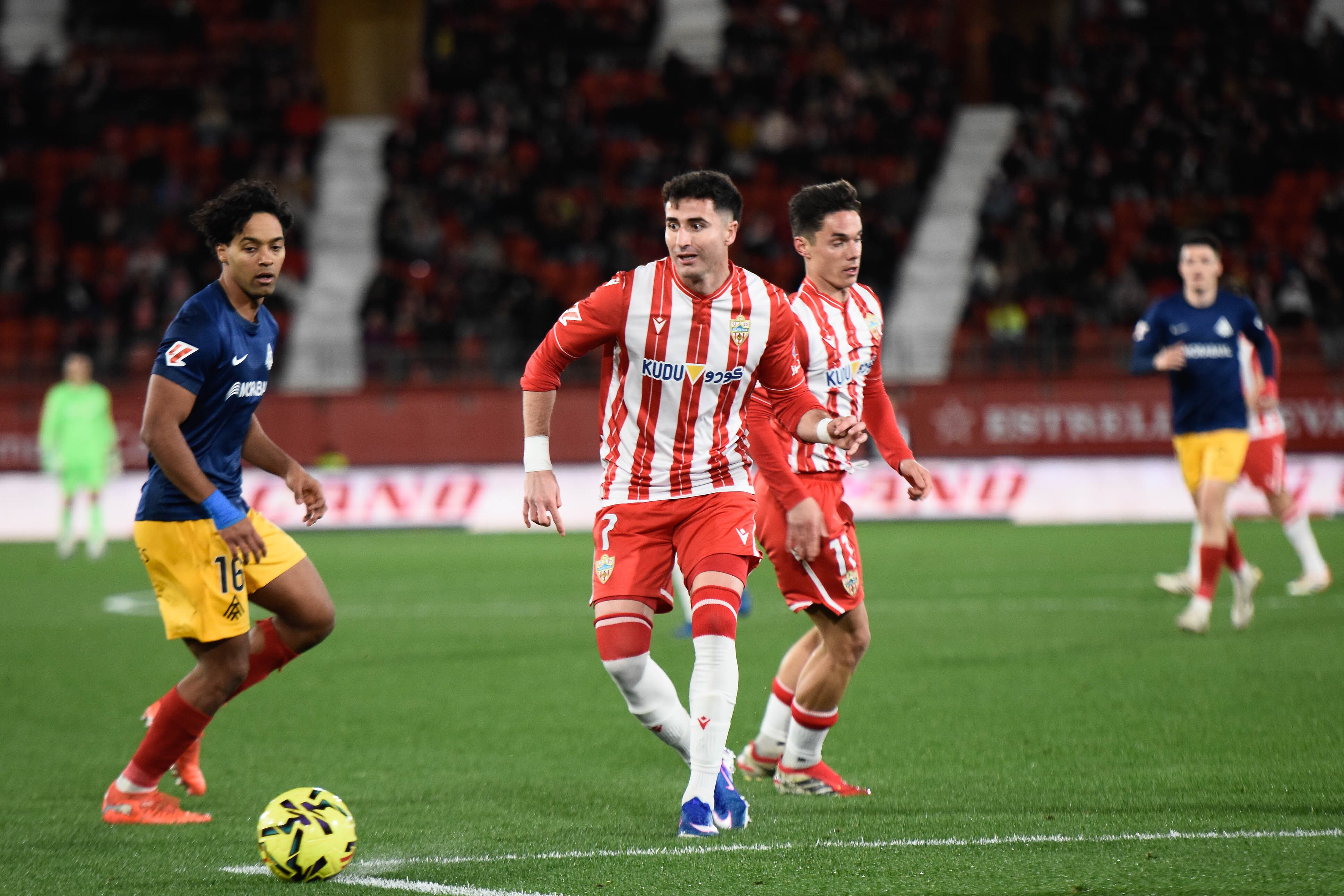 Morcillo vivió sus peores minutos con la rojiblanca ante el Andorra.