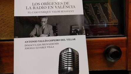 Portada del libro &quot;Los orígenes de la radio en Valencia&quot;