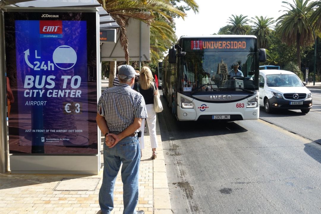 La EMT incrementa desde el lunes la frecuencia de los autobuses en Málaga capital