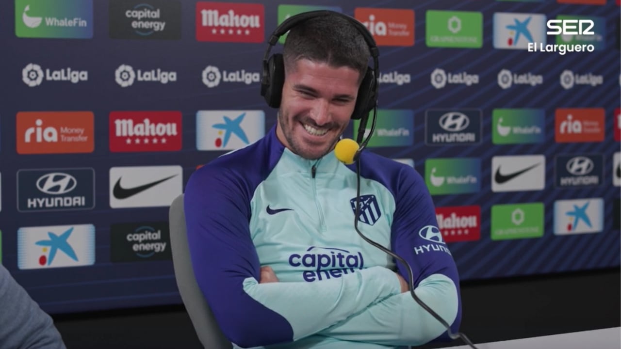 Rodrigo De Paul durante la entrevista con Manu Carreño en &#039;El Larguero&#039;