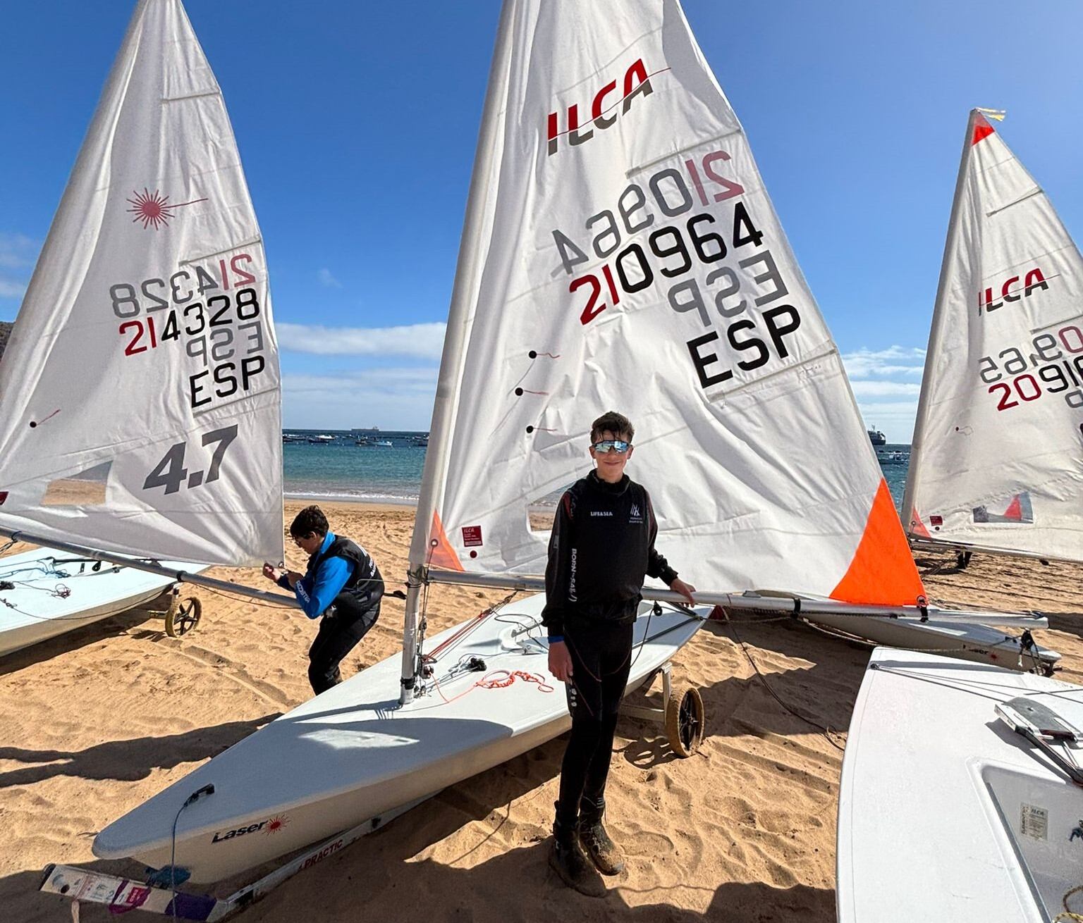 El regatista del CN Ciutadella Sasha Pons va acumular experiència de cara a properes competicions estatals.