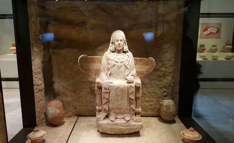 La Dama de Baza en el Museo Arqueológico Nacional