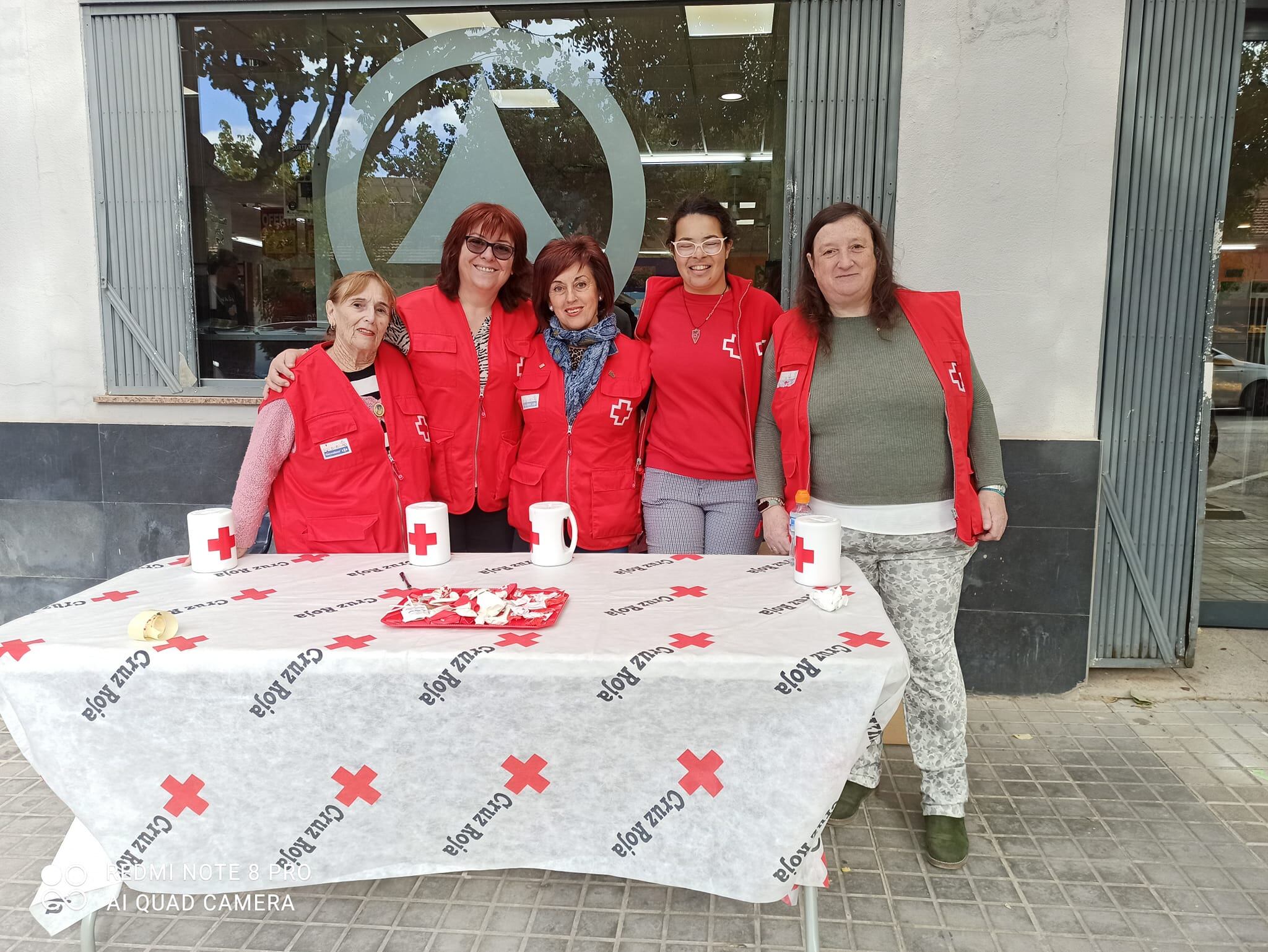 Voluntarias de la Cruz Roja en Villena