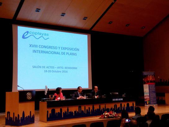 Inauguración del Congreso Internacional de Playas-Ecoplayas en Benidorm