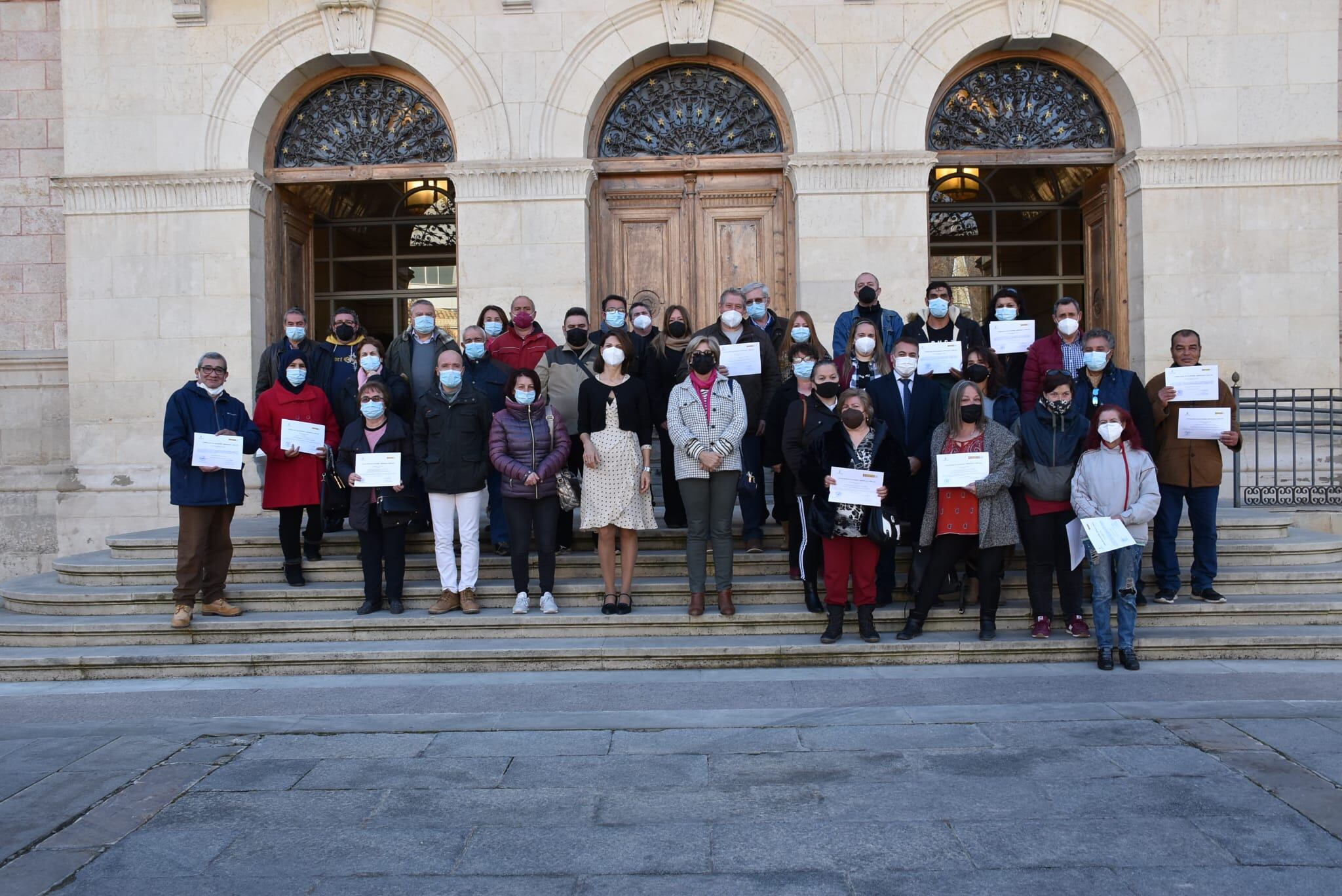 Diputación entre diplomas RECUAL a  70 participantes