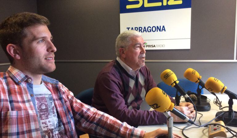 D'esquerra a dreta; Pedro Rodríguez i Jose Antonio Luaces.