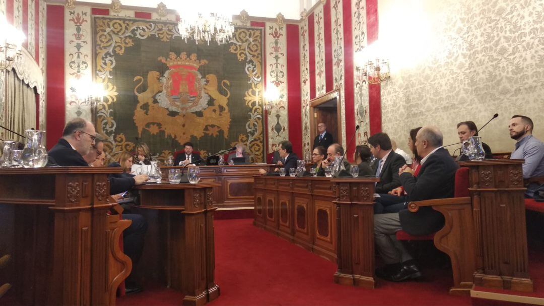 Momento de la sesión plenaria de este martes del Debate de Estado de la Ciudad