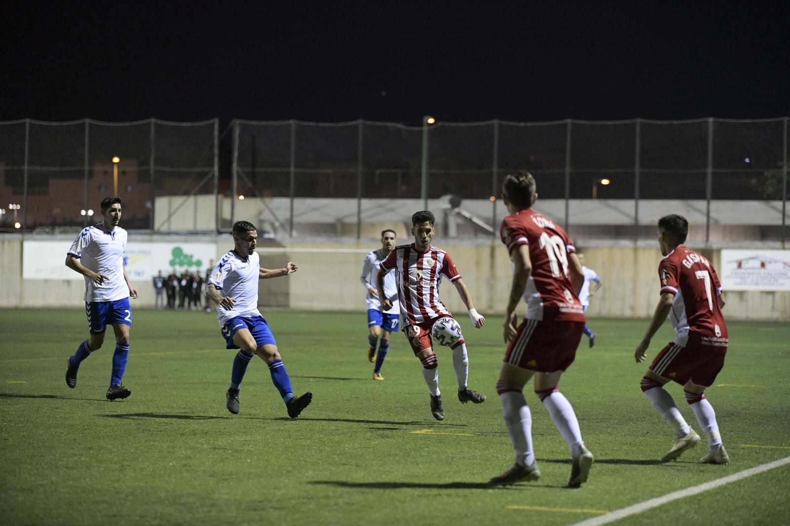 Imagen del Tamaraceite-Almería en la primera campaña con Turki. El equipo cayó 3-2 en Gran Canaria.