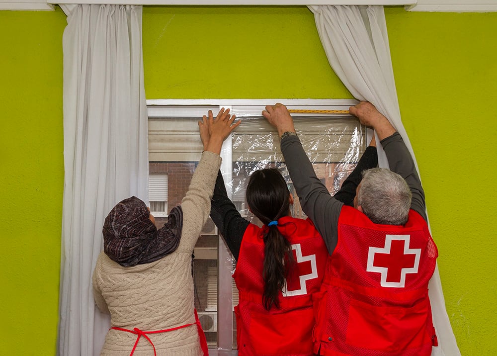 Cruz Roja habilita una vivienda para combatir la pobreza energética. Foto: Cruz Roja Española