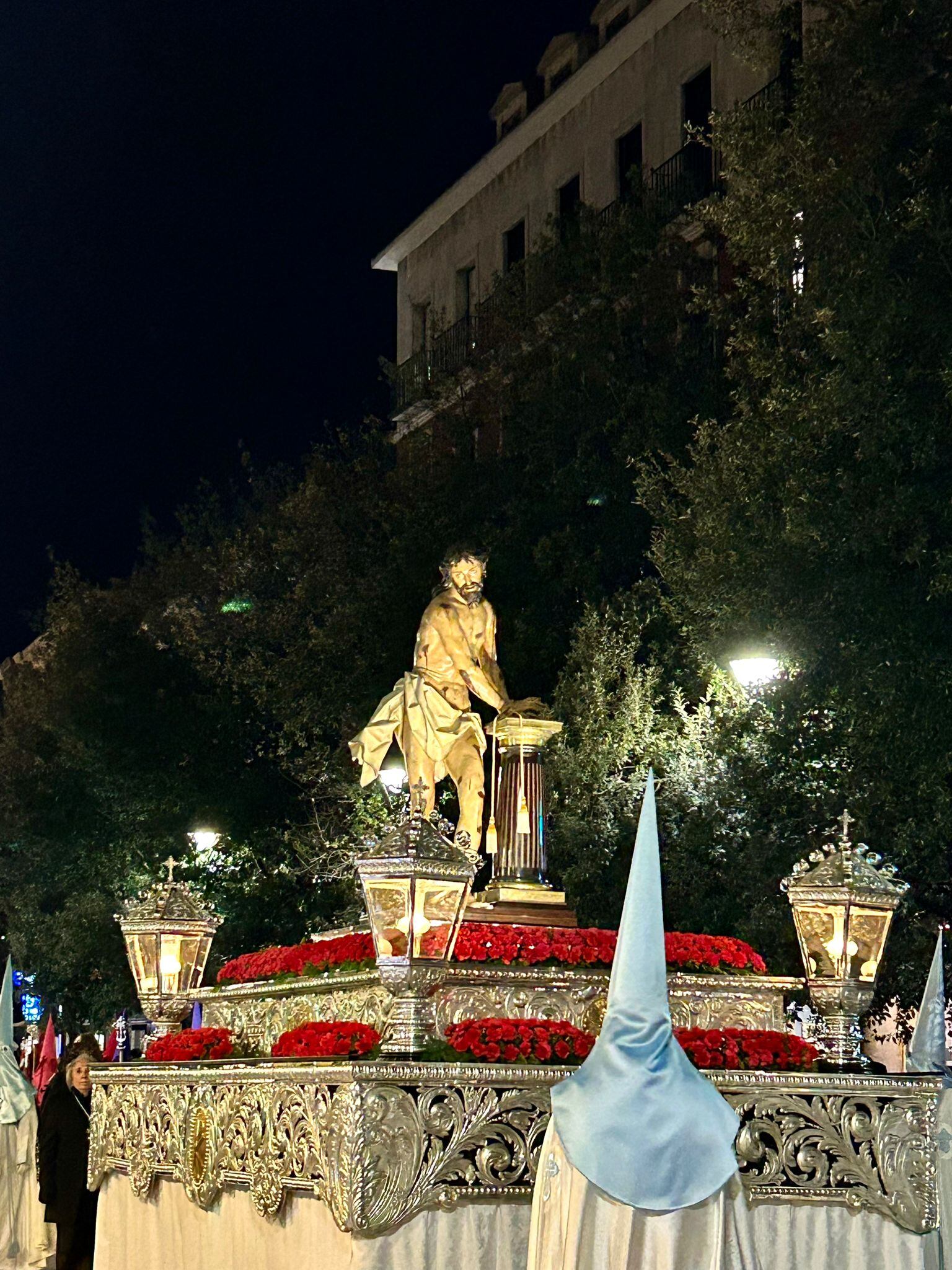 Jesús Atado a la Columna, de Gregorio Fernández. Una de las imágenes a las que se rinde culto en la Iglesia de la Vera Cruz