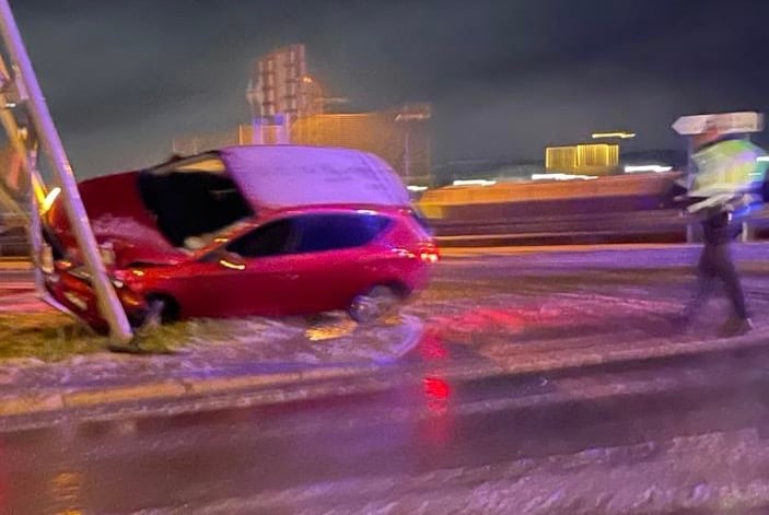 Accidente en la Avenida Luis Mateos