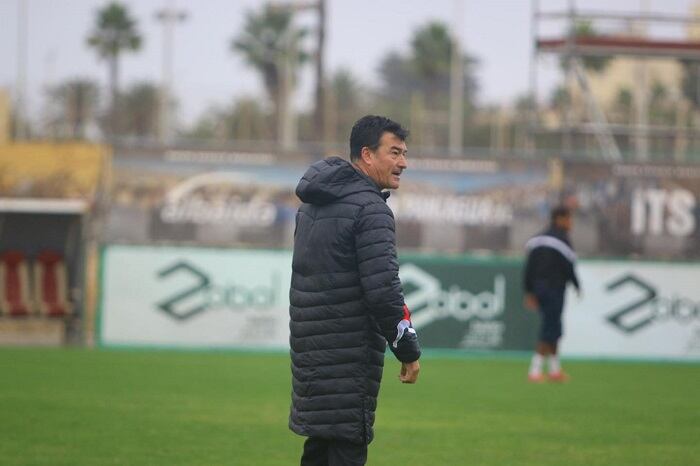 Rafa Escobar en un entrenamiento