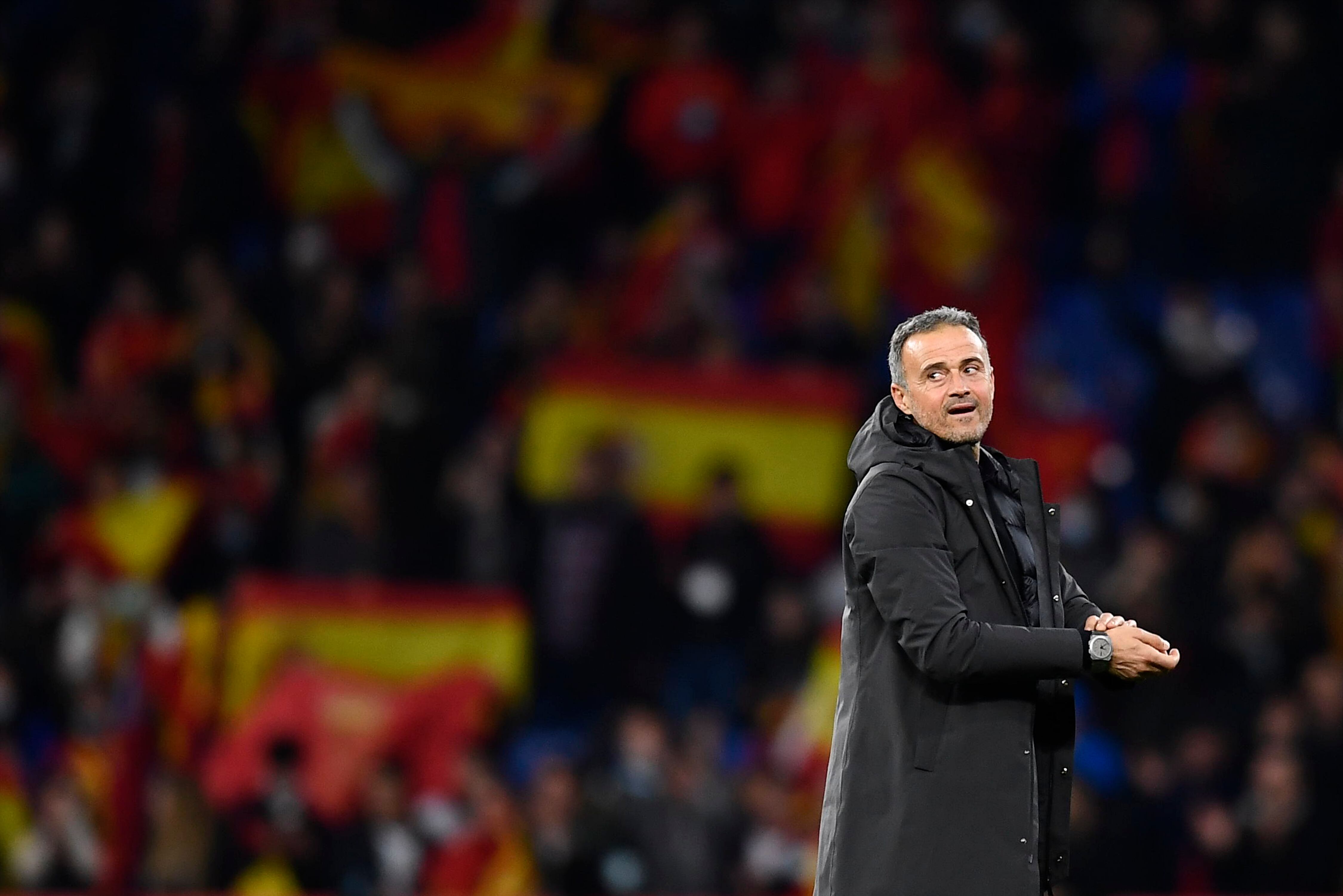 Luis Enrique celebra el triunfo de los suyos