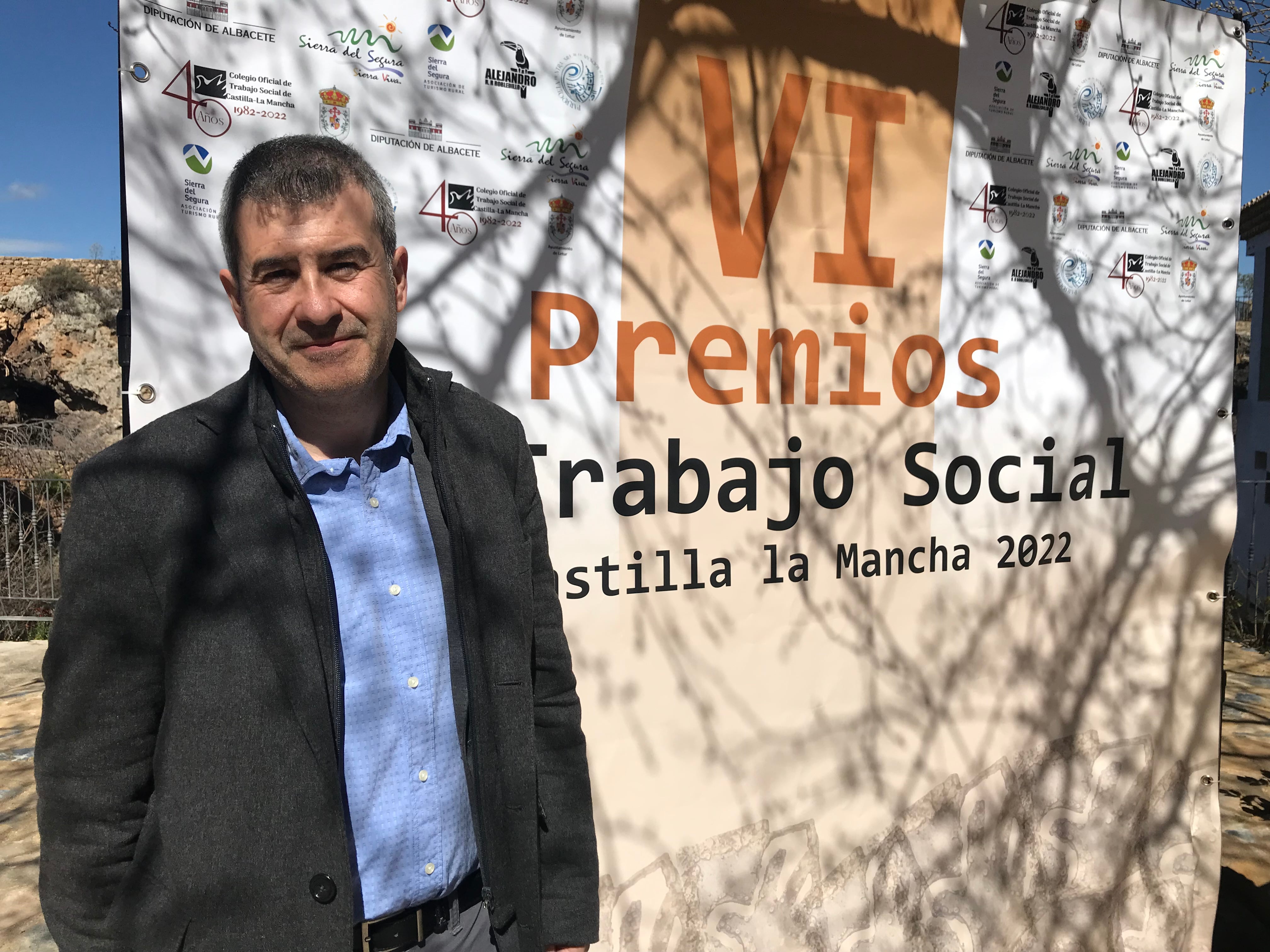 Floren Alfaro, presidente del Colegio Oficial de Trabajo Social de Castilla-La Mancha.