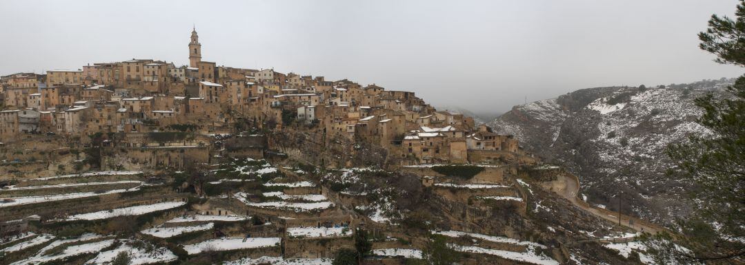 Foto panoràmica de la localitat de Bocairent