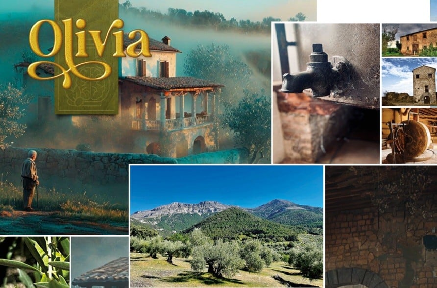 Uno de los gráficos del dossier de la serie &#039;Olivia&#039;, que se rodará en Úbeda y otros municipios jiennenses.