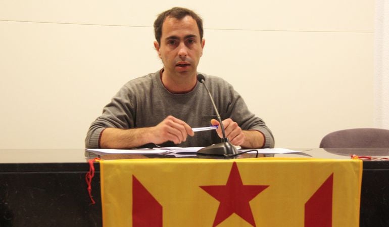 David Vidal, diputat de la CUP a la Diputació de Tarragona