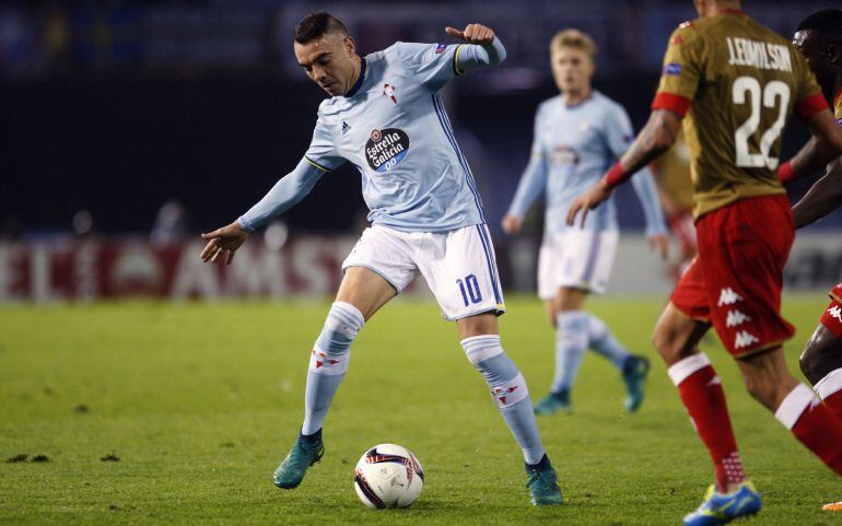 Iago Aspas fue el autor del gol del Celta