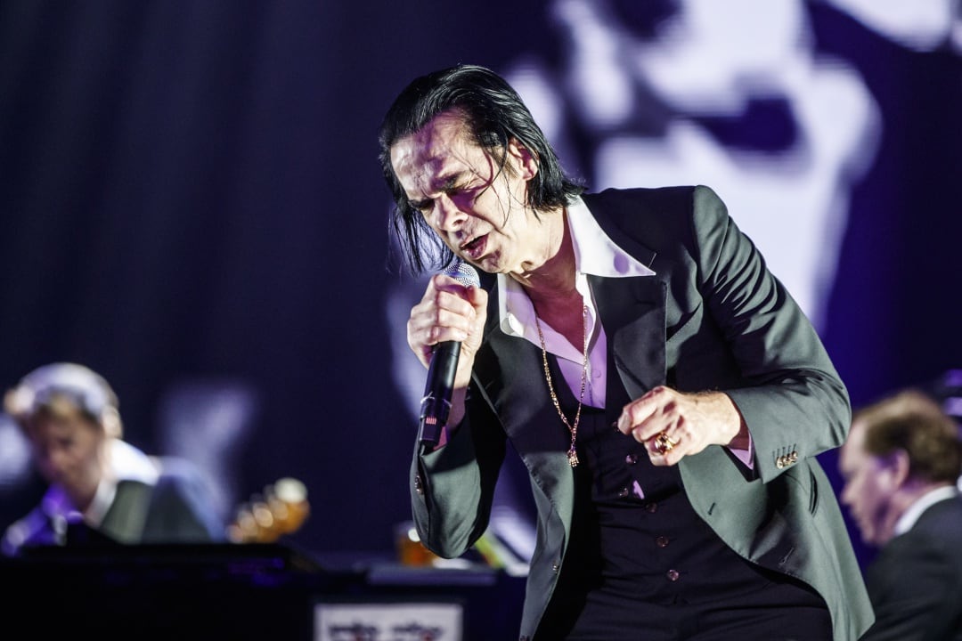 Nick Cave durante una actuación en el Primavera Sound de Barcelona en 2018