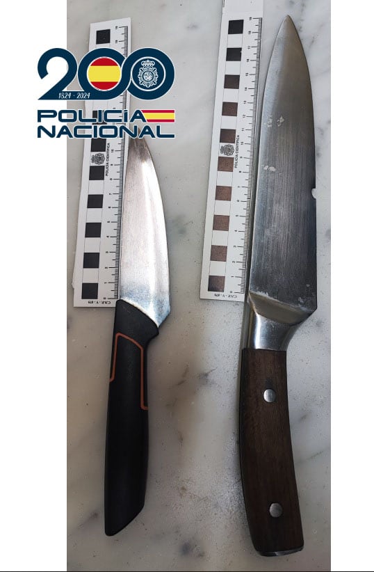 Cuchillos intervenidos