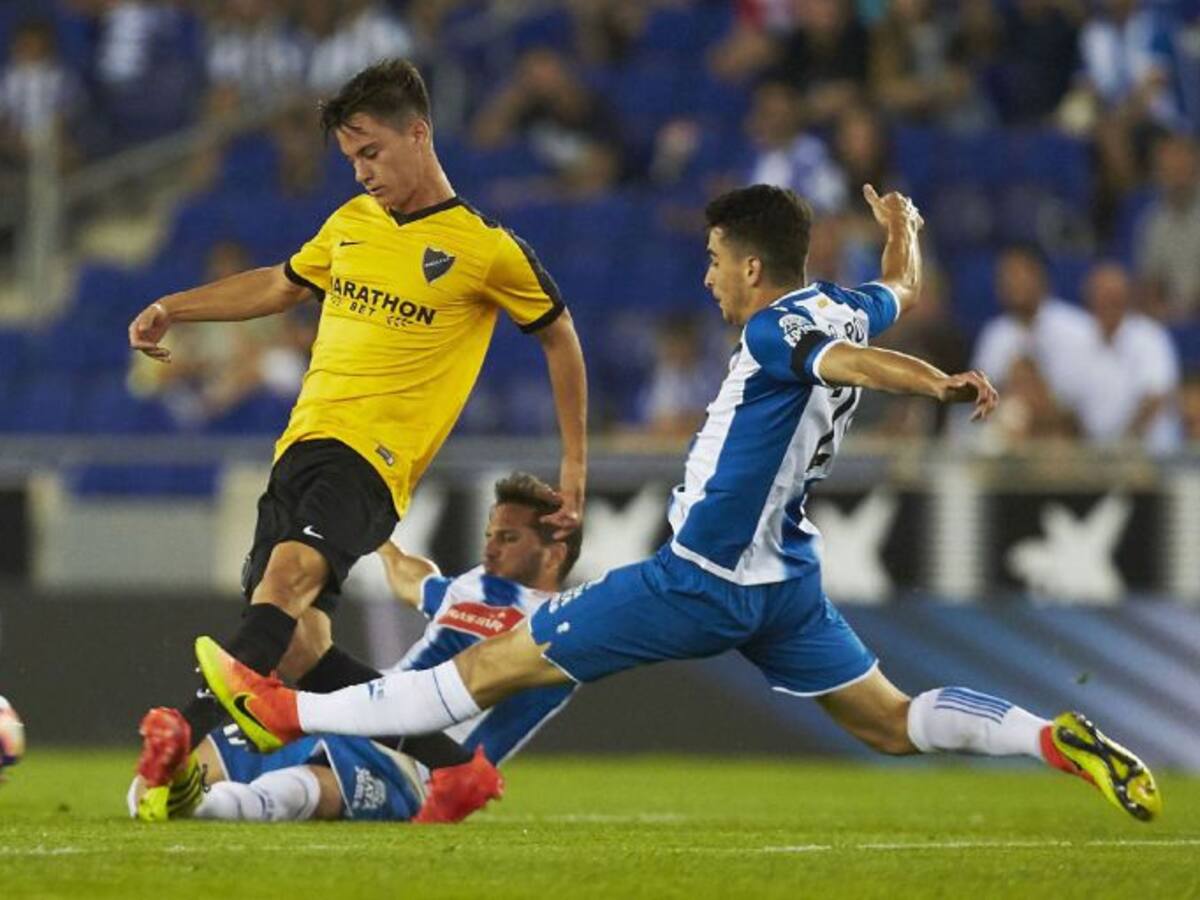 El Málaga remontó dos goles y sacó un punto de Cornellá