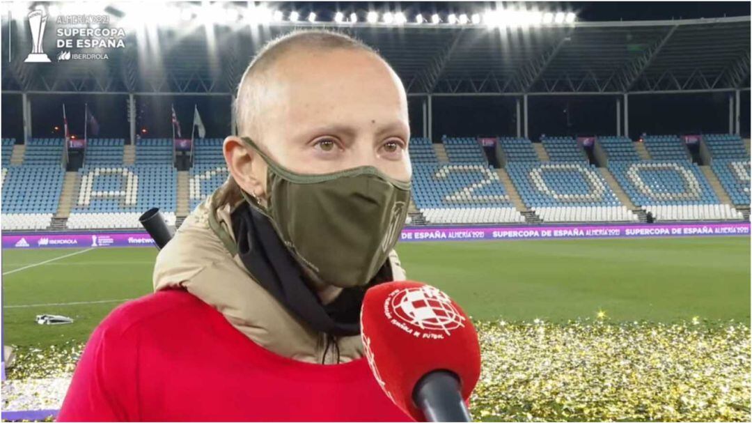 Virginia Torrecilla, jugadora del Atlético de Madrid