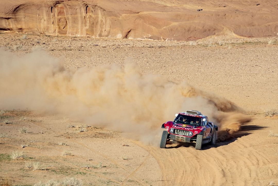 Carlos Sainz, en la quinta etapa del Dakar.