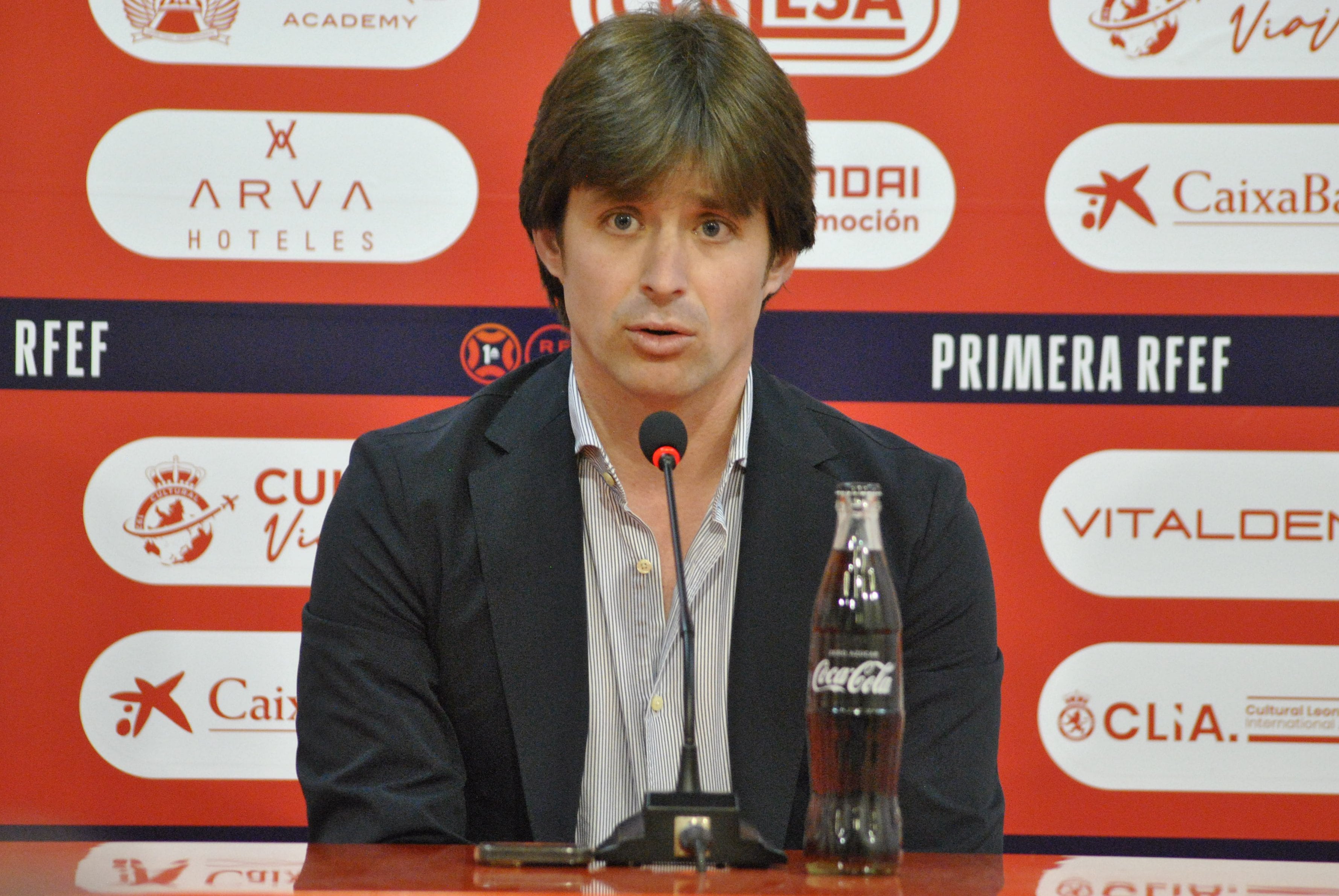 José Manzanera durante la rueda de prensa.