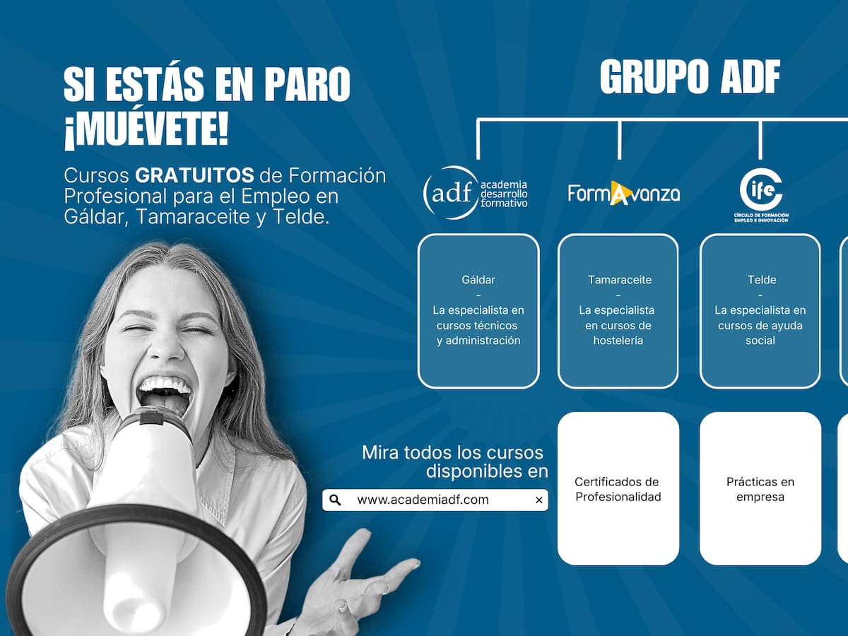 Grupo ADF consolida su red de proximidad en Gran Canaria: Formación gratuita y empleo a pie de calle