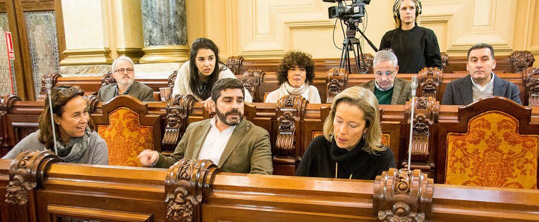 Concejales del PP en un pleno