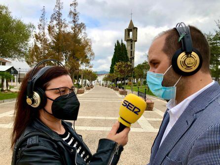 Adrián Vaca, alcalde de Castellar, durante su intervención en el programa.